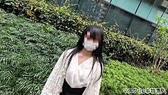 18-Year-Old Idol First Outdoor Exposure Creampie Debut