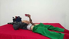 Hey, step-siblings sneaking hardcore fuck in lingerie at home alone?