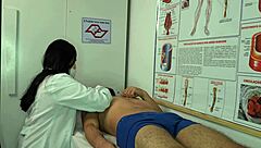 Horny Brazilian Nurse Blowbangs Patient's Monster Cock in Hospital