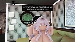 my big black monster cock stuffs roblox slut's huge ass deep