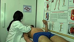 Horny Brazilian Nurse Blowbangs Patient's Monster Cock in Hospital