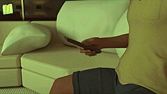 Blonde milf erotic poses masturbates sensual bedroom pleasure session