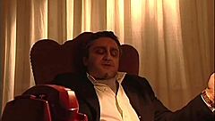 Jasmine Rouge Swallows Mafia Boss Cum After Desk Blowjob