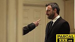 i destroy hot blonde brittany bardot's ass roughly