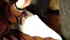 sucking cock while chatting with mummy on phone 😏 dirty housewife naughty blowjob