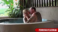 Inked Blonde Slut Cat Takes John Connor's Monster Cock Deep in Ass