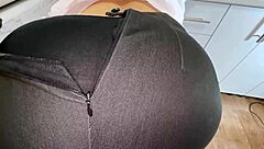 mature milf drops chores for garage anal pounding