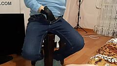 two young students masturbate pussies facing each other in dorm