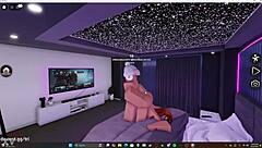 Redhead Slut Devours Massive White Cock Deep