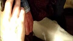 sucking cock while chatting with mummy on phone 😏 dirty housewife naughty blowjob