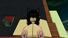 Fucking My Huge Ass Big Tits Slutty Roblox Friend Hard and Deep