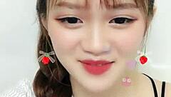 cute korean girl draws fans in with her sexy uplive webcam show