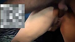 Woman takes first anal fist fuck bent over in doggystyle with monster cock and stockings