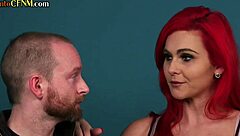 yo these cfnm ebony babes with redhead milf give group handjobs in kitchen