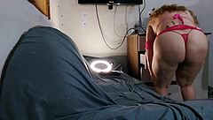 tight brazilian milf asshole stretched wide by young guy's monster cock