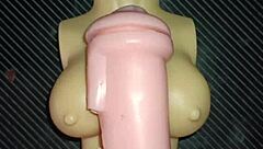 trio kissy dolly spread tight pussy ass creampie desk fuck cum tits