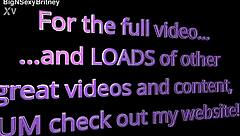 Big sexy Britney swallows huge cum facials in amateur POV blowjob compilation teaser