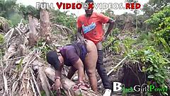 oh man sex in the bush with horny ebony bbw feels so raw and epic uncensored!!