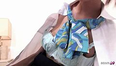 japanese skinny teen in pantyhose takes cosplay creampie pounding?