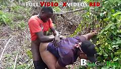 oh man sex in the bush with horny ebony bbw feels so raw and epic uncensored!!
