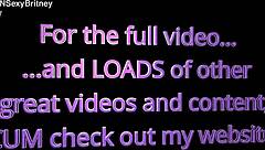 Big sexy Britney swallows huge cum facials in amateur POV blowjob compilation teaser