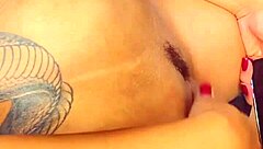 you licking my pussy while i masturbate to orgasm - no guy needed here!