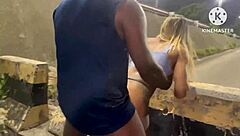 hey babe can you believe this wife cheats on her cuck hubby with a huge black stud right on the street after their car runs out of gas and the dummy even thanks him afterward