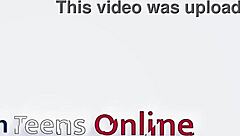 caught this couple going at it bent over in the airbnb - blonde's big naturals bouncing doggy style!