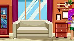 Maya grows into a giantess through gacha