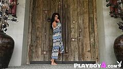 Petite Latina Milf's Huge Tits Spill Out as She Poses Nude in Lingerie Tease