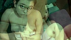 OMG, my hot roommate masturbates her shaved pussy during movie night?!