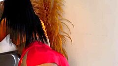 fat trans big ass shakes teasing throbbing cock crossdressed 🍑😈💦 watch it wiggle slow