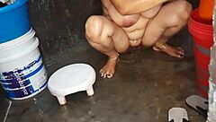 peep step sis in law bathing soaping her huge tits seductively