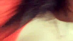 Latina walks outdoors with no panties flashing her natural tits and pussy