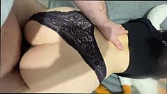 he calls his skinny friend over for sex and she spreads eagerly