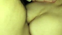 peep behind scenes of milf in lingerie stockings home filming