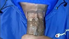 masked lady soaks jacket slurping massive bbc in wet homemade suck session