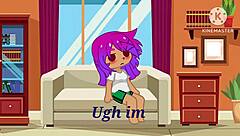 Maya grows into a giantess through gacha