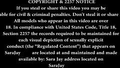 massive asses! sara jay's huge tits and pussy get licked!