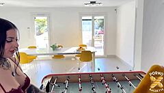 damn, laeticia the french milf in lingerie goes wild with group pleasures and tattoos everywhere!