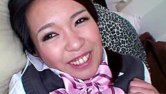 i-i can't stop squirting on his huge cock schoolgirl style