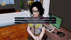 Detailed harem seductions unfold in erotic hotel game episode three