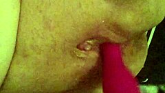 Sharinmailove stuffs her fat pussy with huge dildos.