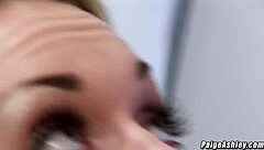 Threesome! Paige Ashley fucks Cindy Behr at work!