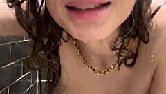 solo milf with big tits dirty talks through deep dildo pussy insertion and toy play