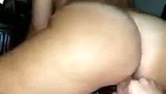 Sexy latina hotwife in lingerie spreads for monster cock pov pounding