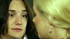 Petite shy blonde teen sophia locke kisses fucks deepthroats river lynn at holiday party