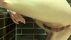 solo milf with big tits dirty talks through deep dildo pussy insertion and toy play