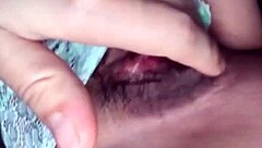 young colombian latina fingers her pussy solo in uber ride