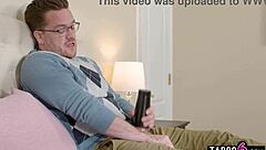 Hey, that Latina wife catches her family member pounding a fleshlight right in front of her 👀